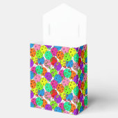 Pickleball Party Kleurrijke Ballonnen Bedankdoosjes (Geopend)