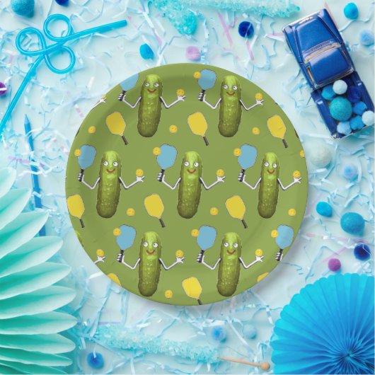 Pickleball Party Paper Borden Napkins Papieren Bordje (Feest)