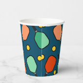 Pickleball Party Papieren Bekers (Rechts)