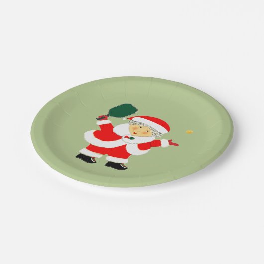 Pickleball Party Papieren Bordje (Gekanteld)