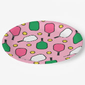Pickleball Party Papieren Bordje (Gekanteld)