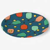 Pickleball Party Papieren Bordje (Gekanteld)