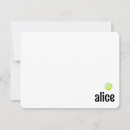 Pickleball Party Pickle Juice Custom Groen Bedankkaart (Voorkant)