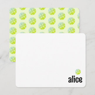 Pickleball Party Pickle Juice Custom Groen Bedankkaart