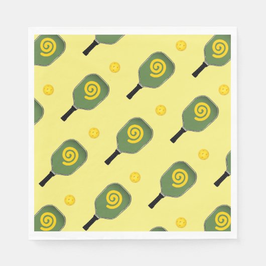 Pickleball Party Servet (Voorkant)