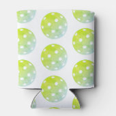 Pickleball Party Sport Groen Custom Blikjeskoeler (Achterkant)