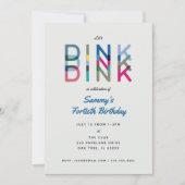 Pickleball Party Sports Lets Dink Party Invitation Kaart (Voorkant)