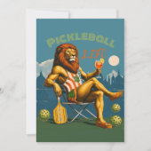 Pickleball Party Toernooi Uitnodigingen Spritz (Voorkant)