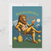 Pickleball Party Toernooi Uitnodigingen Spritz (Achterkant)