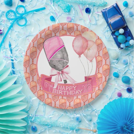 Pickleball Party Verjaardag Papieren Bordje (Feest)