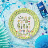 Pickleball Party Verjaardag Papieren Bordje (Feest)