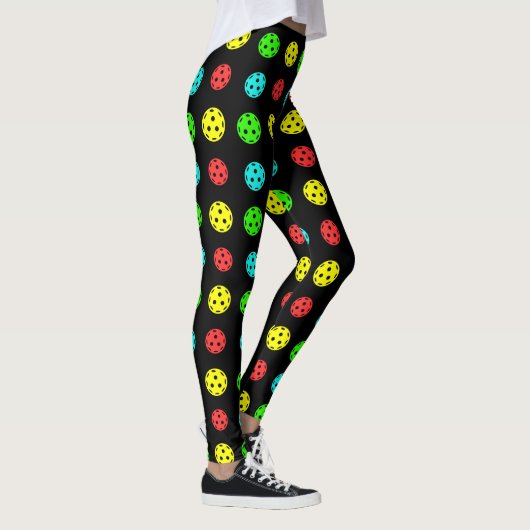 Pickleball Pattern multicolor Leggings (Rechts)