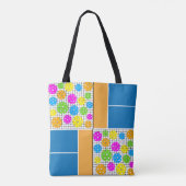 Pickleball Pattern Tanktop Tote Bag (Achterkant)