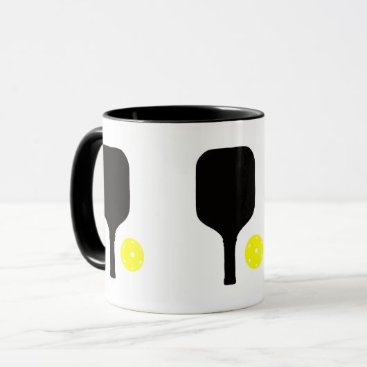 Pickleball peddel & bal mok (Voorkant links)