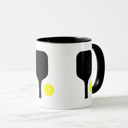 Pickleball peddel & bal mok (Voorkant rechts)