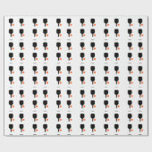 Pickleball peddel & sinaasappel pickleball cadeaupapier (Vlak)