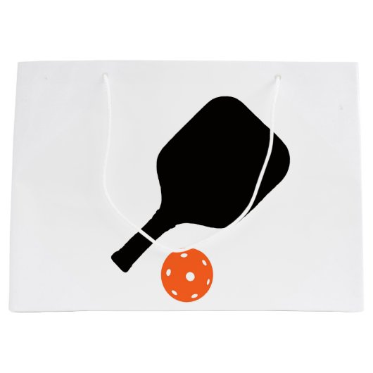 Pickleball peddel & sinaasappel pickleball groot cadeauzakje (Voorkant)