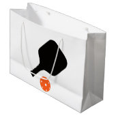 Pickleball peddel & sinaasappel pickleball groot cadeauzakje (Voorkant Gekanteld)