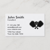 Pickleball-peddel Visitekaartje (Voorkant)