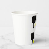 Pickleball peddels & ballen papieren bekers (Rechts)