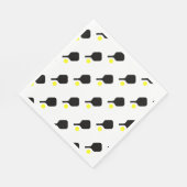 Pickleball peddels & ballen servet (Hoek)