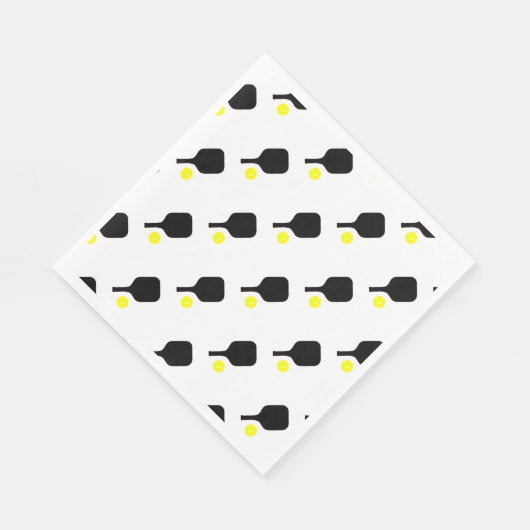 Pickleball peddels & ballen servet (Hoek)