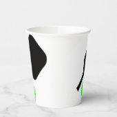 Pickleball peddels & groene ballen papieren bekers (Links)