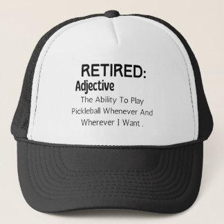Pickleball Pensioen Grappig Pensioen Cadeau Trucker Pet