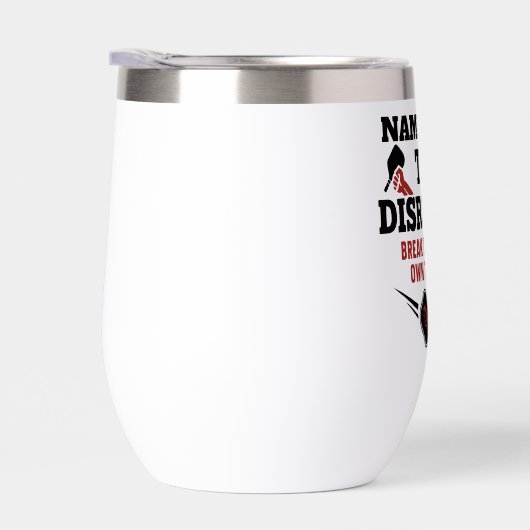 Pickleball personaliseerde de naam van de disrupto (Rechts)