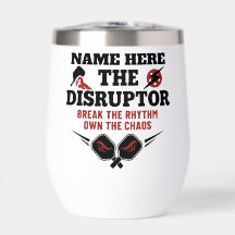 Pickleball personaliseerde de naam van de disrupto