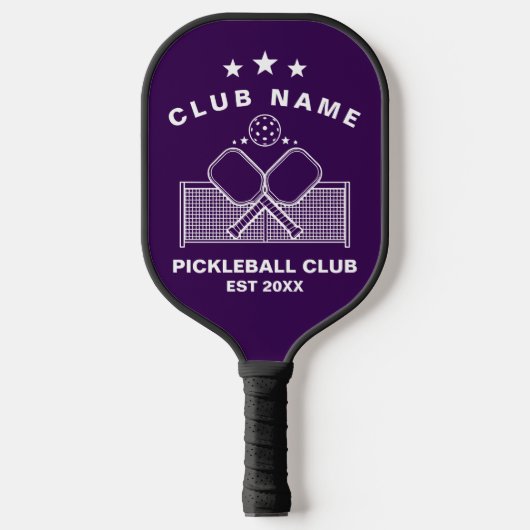 Pickleball Personalized Club Name Paddle (Voorkant)
