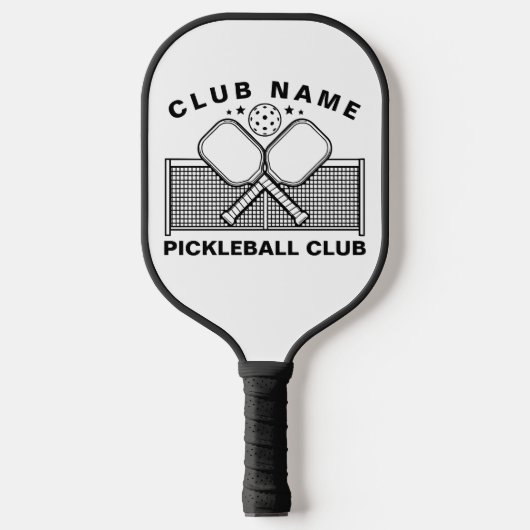 Pickleball Personalized Club Name Paddle (Voorkant)