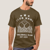 Pickleball Personalized Club Name T-shirt (Voorkant)
