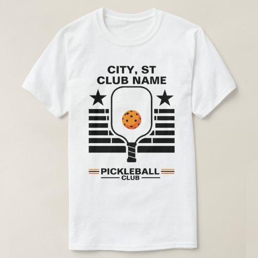 Pickleball Personalized Name Pickleball T-shirt (Design voorkant)