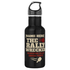 Pickleball Personalized Name Rally Wrecker Waterfles