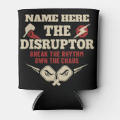 Pickleball Personalized Name The Disruptor Blikjeskoeler (Voorkant)