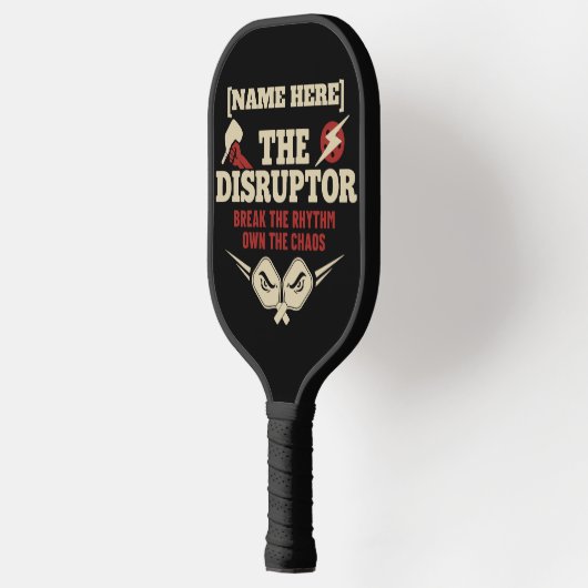 Pickleball Personalized Name The Disruptor Paddle (Links)