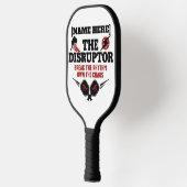 Pickleball Personalized Name The Disruptor Paddle (Links)