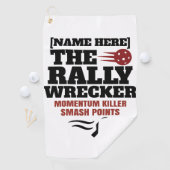 Pickleball Personalized Name The Rally Wrecker Golfhanddoek (Insitu)