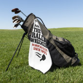 Pickleball Personalized Name The Rally Wrecker Golfhanddoek (Groen)