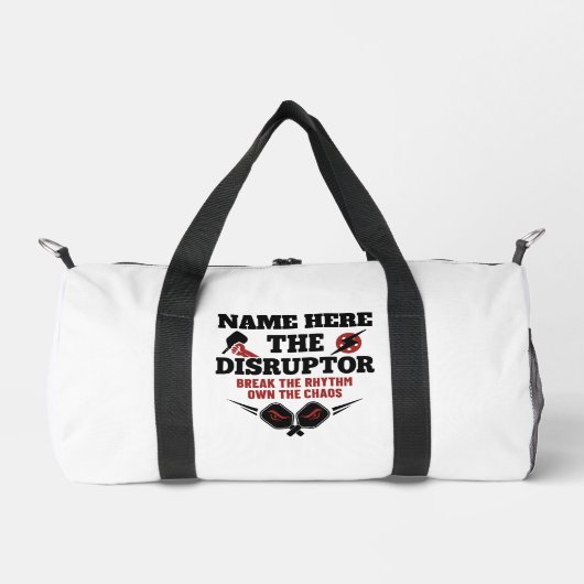 Pickleball Personalized Name The Rally Wrecker Gym Plunjezak (Voorkant)