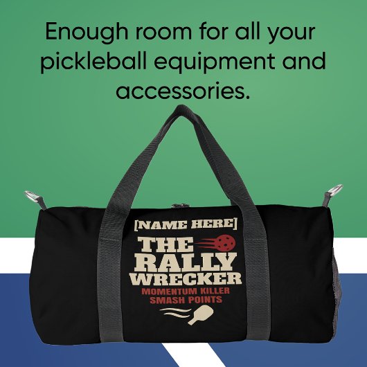 Pickleball Personalized Name THE RALLY WRECKER Plunjezak