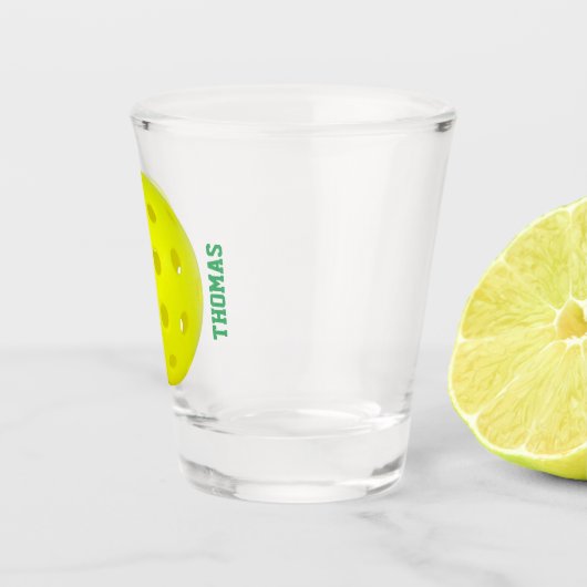 Pickleball Persoonlijk Shot Glass Shot Glas (Rechts)