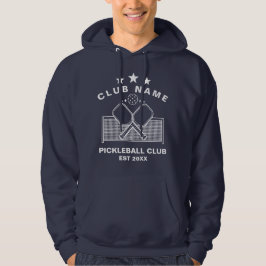 Pickleball Persoonlijke Clubnaam Hoodie