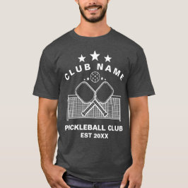 Pickleball Persoonlijke Clubnaam T-shirt