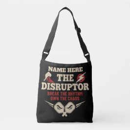 Pickleball Persoonlijke Naam De Disruptor Knop Crossbody Tas