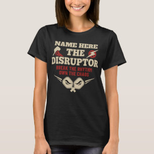 Pickleball Persoonlijke Naam DE DISRUPTOR T-shirt