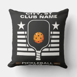 Pickleball Persoonlijke Naam Pickleball Club  Kussen