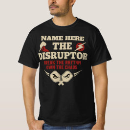 Pickleball Persoonlijke Naam The Disruptor T-Shirt