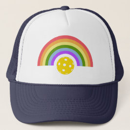 Pickleball Pet: Regenboog Trucker Pet